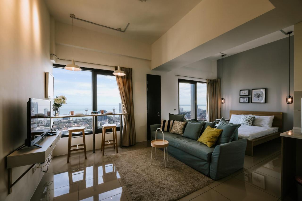 Muji Studio 2 - Seaview At 218 Tropicana Near Komtar Food Heaven With Netflix & Tv Box George Town Exteriér fotografie